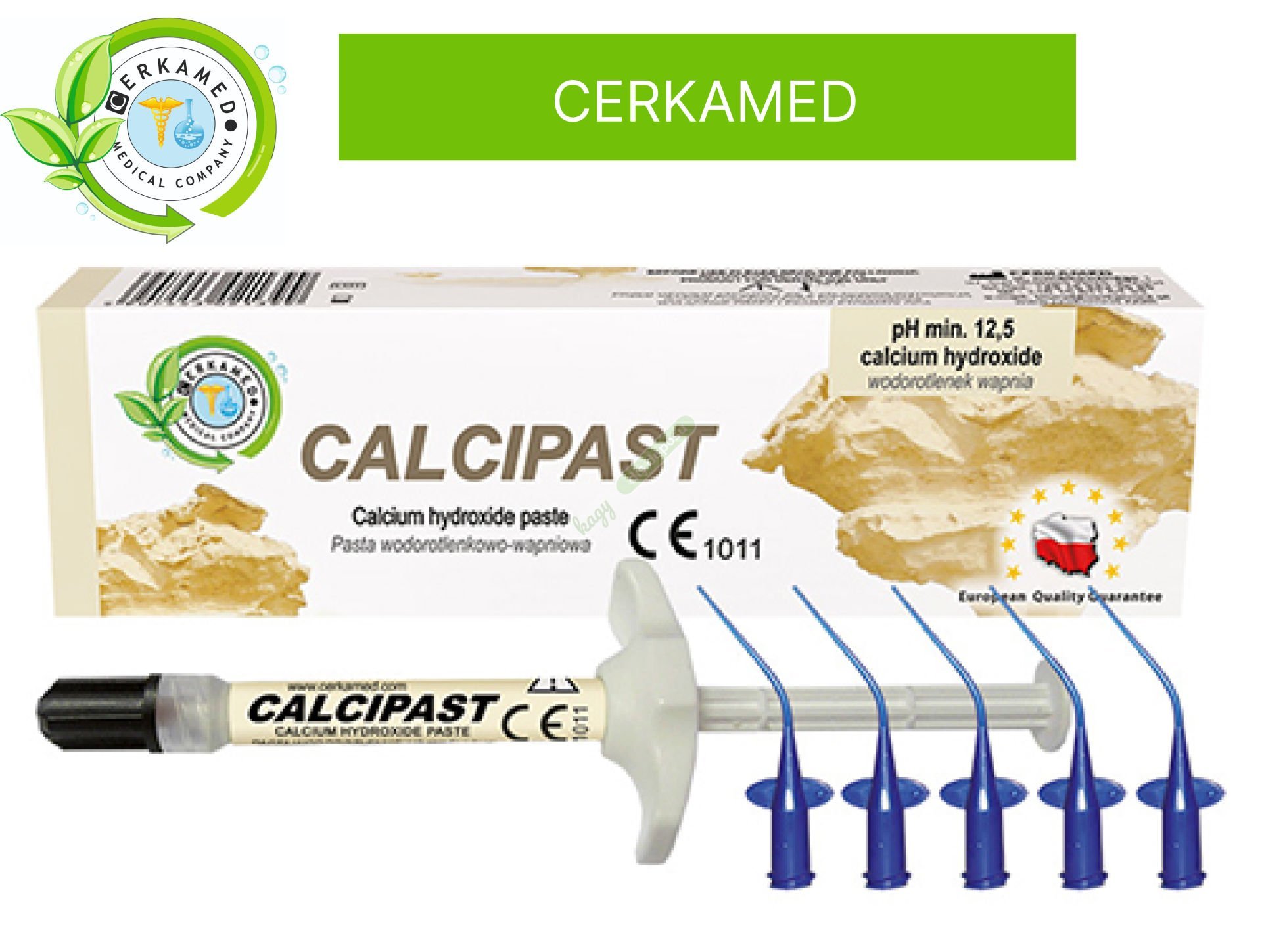 Cerkamed Calcipast Kalsiyum Hidroksit Pastası