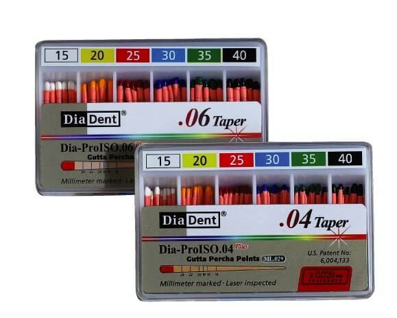 Diadent 04 Açılı - 06 Açılı - Açısız Gutta Percha