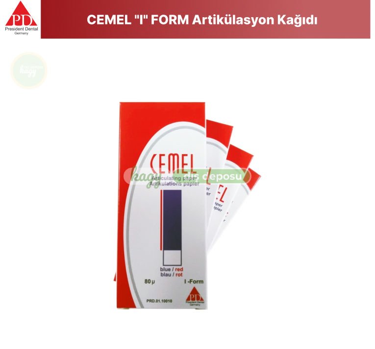 CEMEL ''I'' FORM Artikülasyon Kağıdı