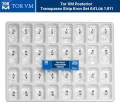 Tor VM Posterior Transparan Strip Kron Set 64'Lük 1911
