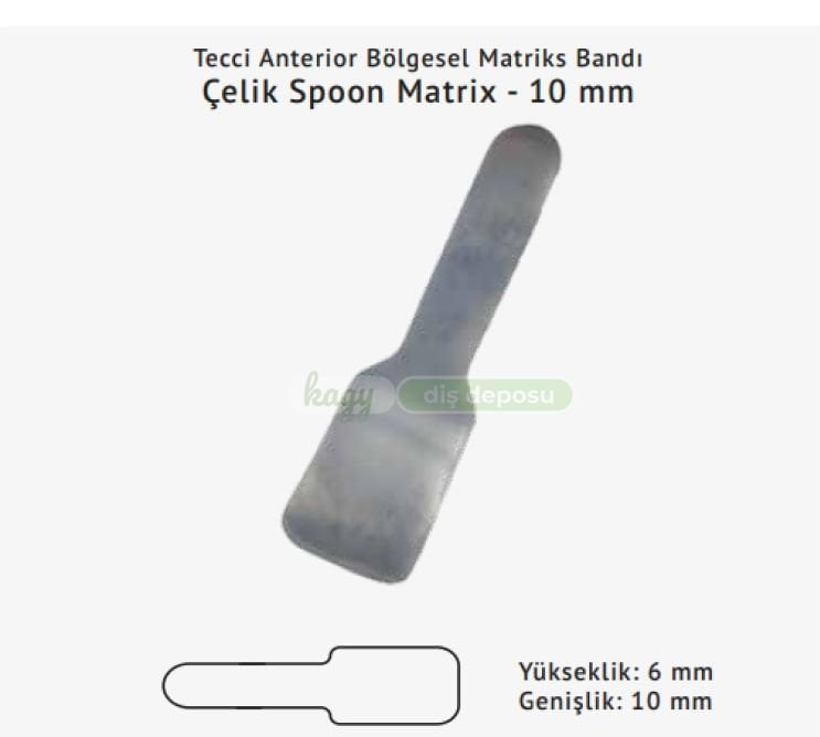 Tecci Spoon (Kaşık) Matrix 10 mm