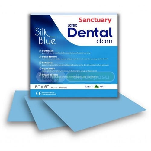 Sanctuary Pudrasz Latex Silk Blue Rubber Dam Lastiği