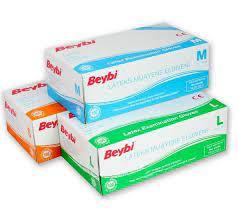 Beybi Lateks Pudralı Eldiven (20 Paket)
