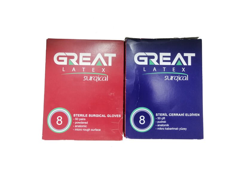 Great Pudralı Cerrahi Steril Eldiven
