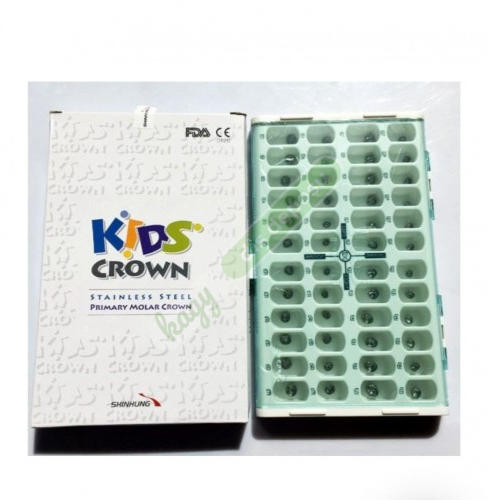 Shinhung Kids Crown Paslanmaz Çelik Kuron Asorti Set 96 Kron - Molar
