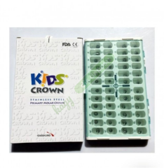 Shinhung Kids Crown Paslanmaz Çelik Kuron Asorti Set 96 Kron - Molar