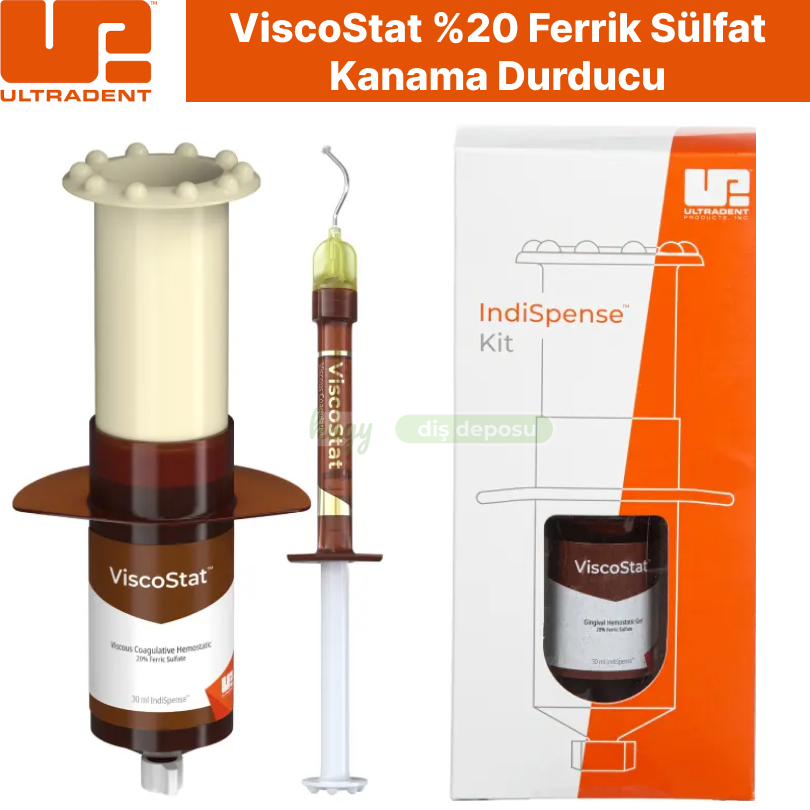 Ultradent ViscoStat %20 Ferrik Sülfat Kanama Durducu
