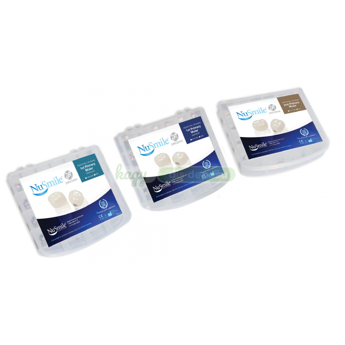 NuSmile ZR Anterior Pediatric Crowns Evaluation Kit-16 Crowns