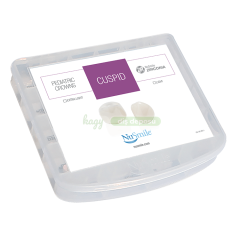 NuSmile ZR Cuspid Pediatric Crowns Evaluation Kit-16 Crowns