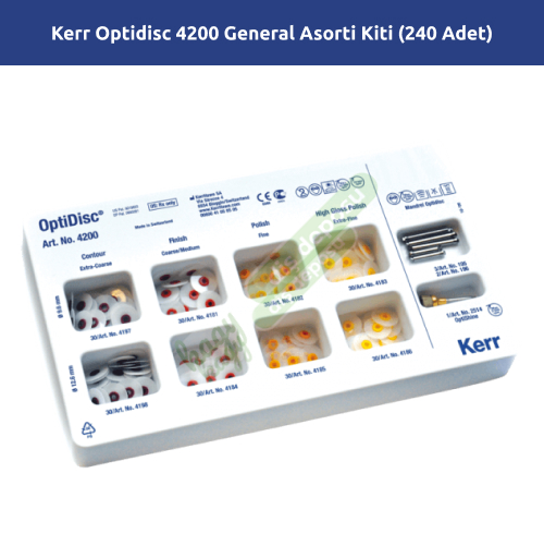 Kerr Optidisc 4200 General Asorti Kiti (240 Adet)