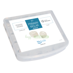 NuSmile ZR Narrow First Primary Molar Crowns Evaluation Kit-16 Crowns