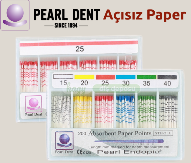 Pearl Endo Paper Points Açısız