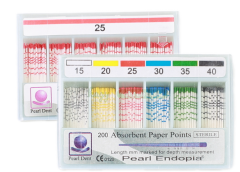 Pearl Endo Paper Points Açısız Asorti 15-40
