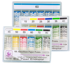 Pearl Endo Paper Points Açılı .04 Açılı - No:15