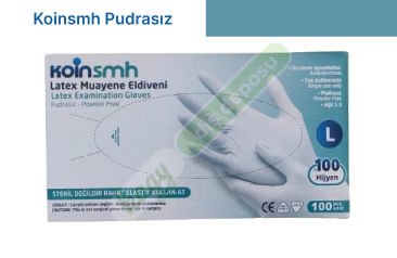 Koinsmh  Muayene Eldiveni Pudrasız Latex