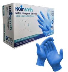 Koinsmh Mavi Nitril Muayene Eldiveni Pudrasız