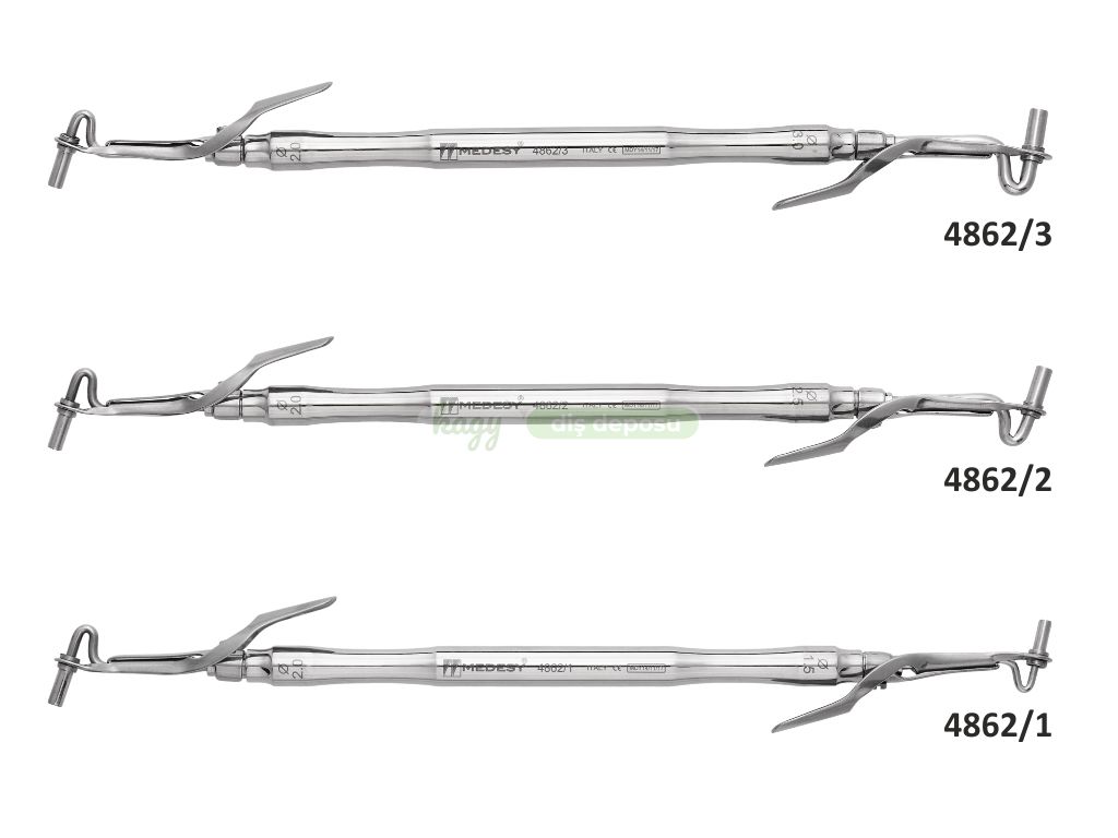 MEDESY Amalgam Tabancası (Çift Uçlu) 4862/-1-2-3 Tekli Olarak