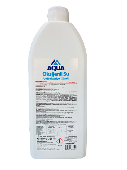 Aqua Oksijenli Su 1 Lt