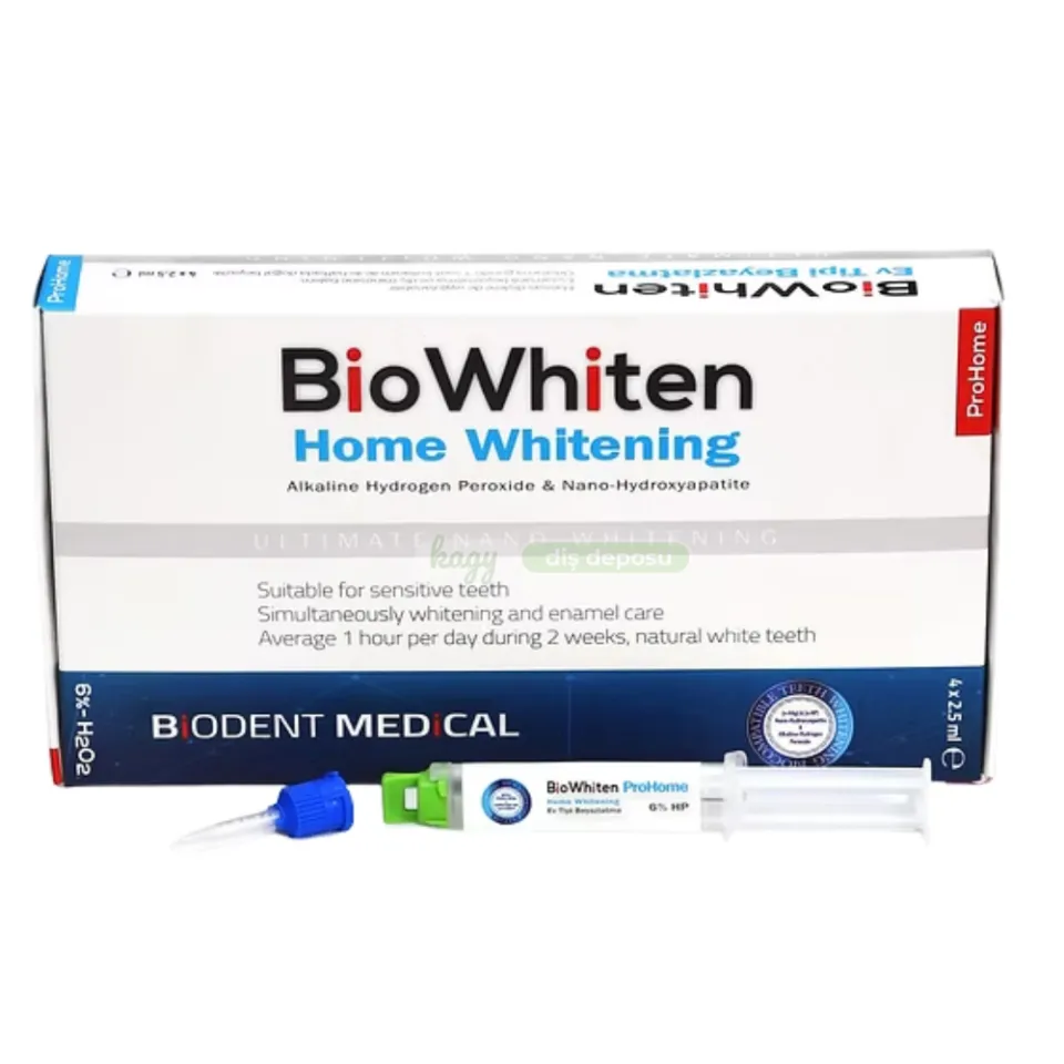 BioWhiten Ev Tipi Beyazlatma Kit 4*2,5 ml