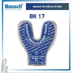 Bausch 40 mikron at nalı artikülasyon kağıdı BK-17 BK-18