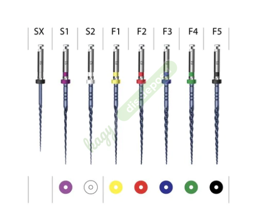 Endoart BLUE (SX - F3), KANAL EĞESİ 25mm / 6pcs